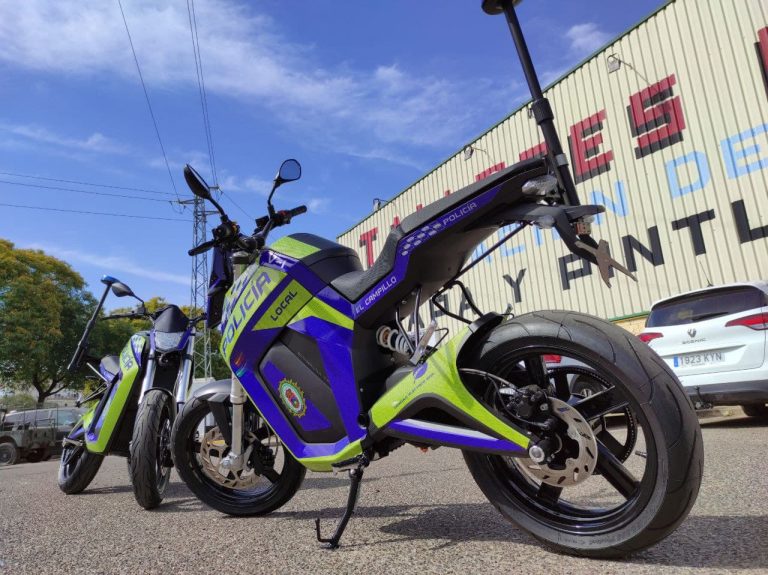 Moto eléctrica Policía